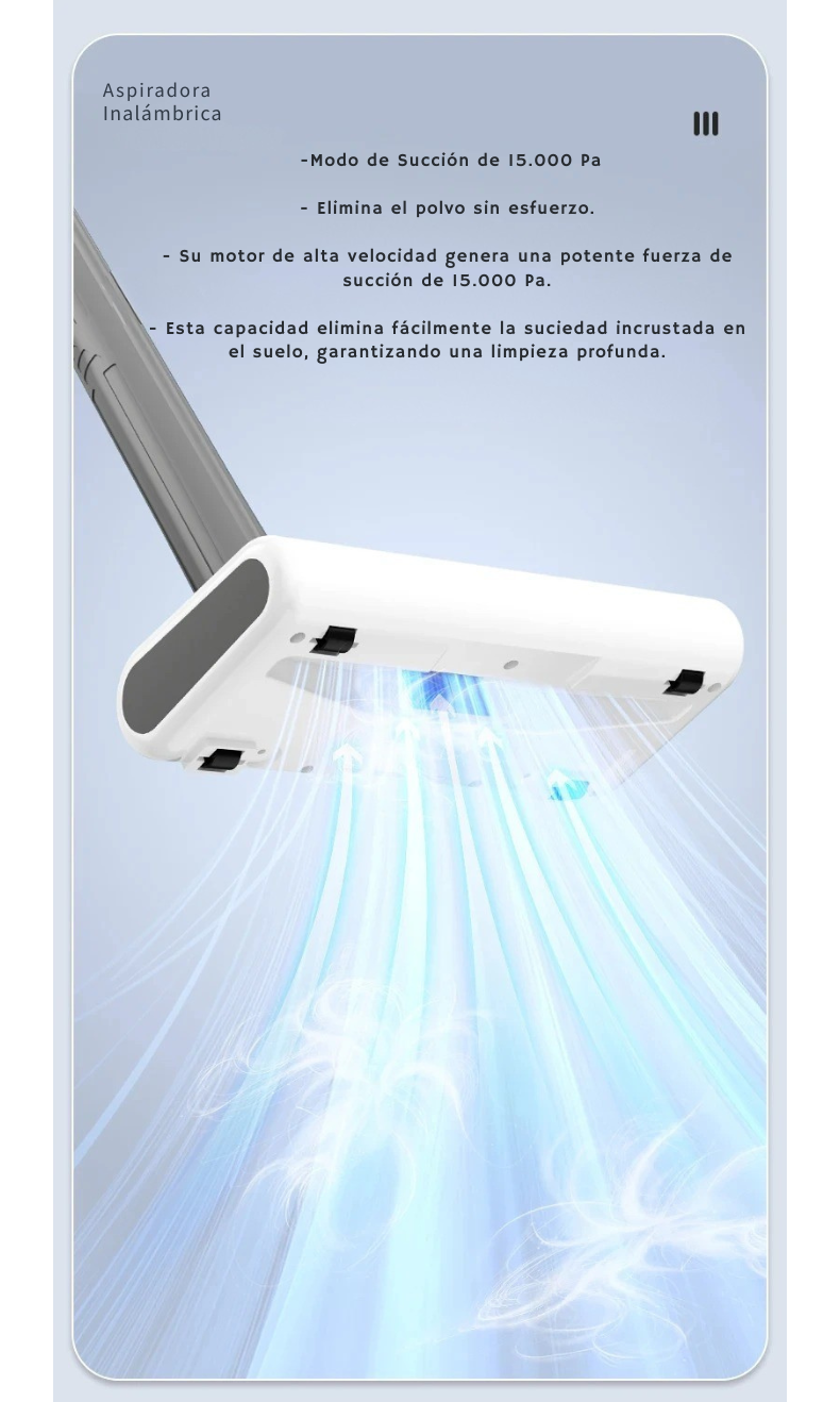 Aspiradora inalámbrica